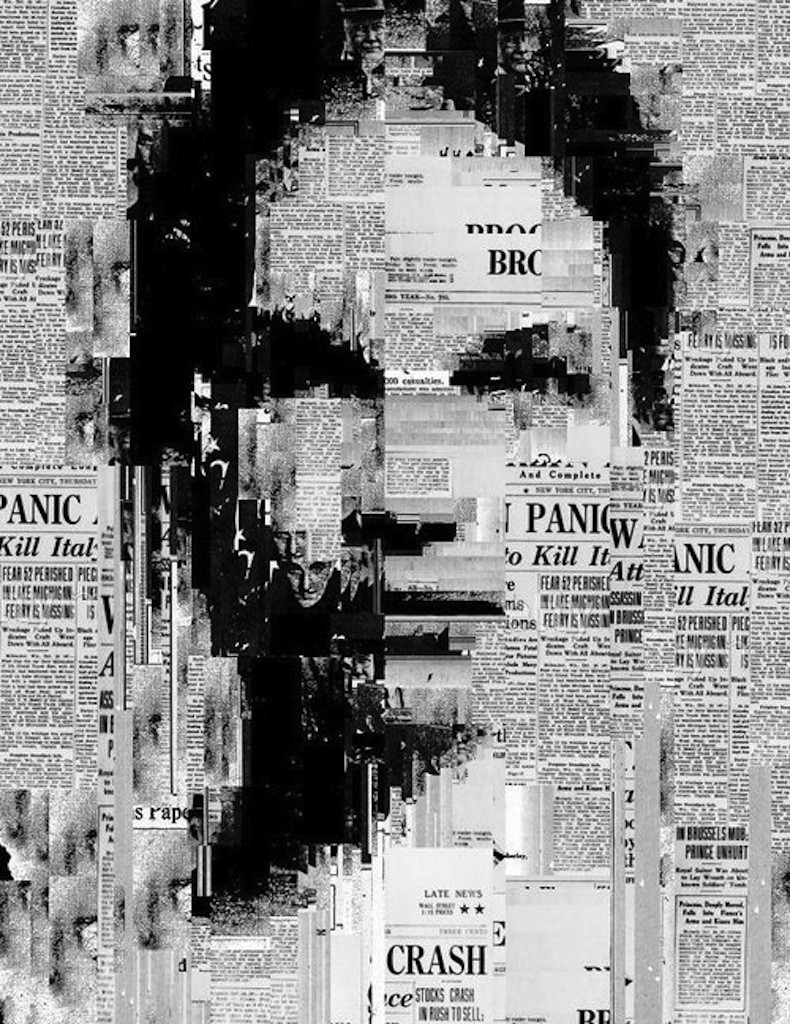 Image result for newspaper art