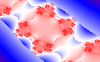 Squished fractal image.