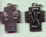 Large 'SV' Cross Medalion
