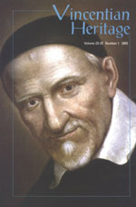Vincentian Heritage, Volume 23-25, Number 1, 2005
