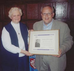 Awarding of Coste Prize to Sr. Poole