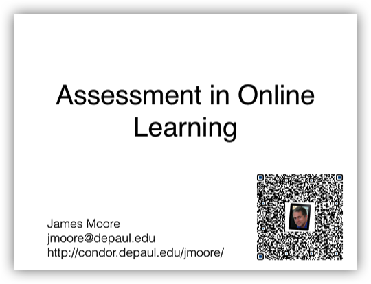 Assessment in Online Learning