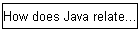 How does Java relate...