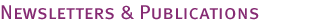 Newsletters & Publications
