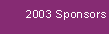 2003 Sponsors