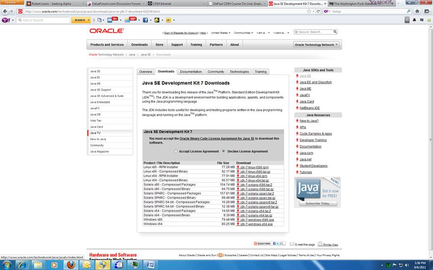 java virtual machine 1.6 scaricare