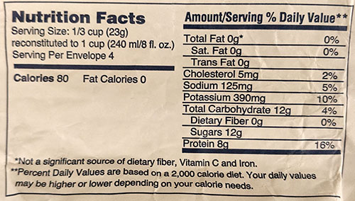 milk nutrition