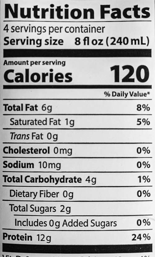 milk nutrition