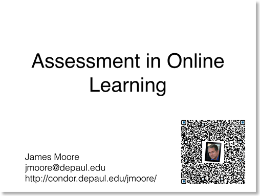 Assessment in Online Learning