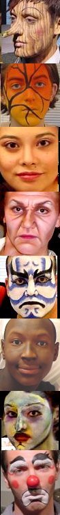 FACES WITH MAKEUP