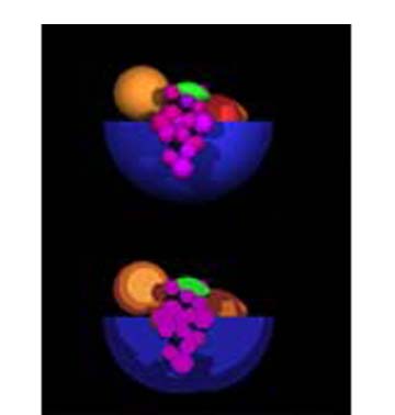 side-by-side view of original and color quantized image