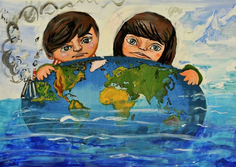 drowing children